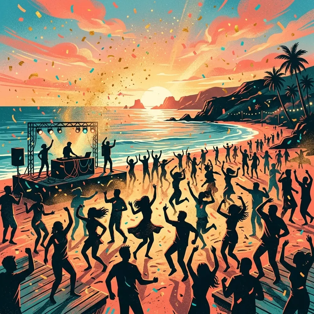 Afro House Sunrise