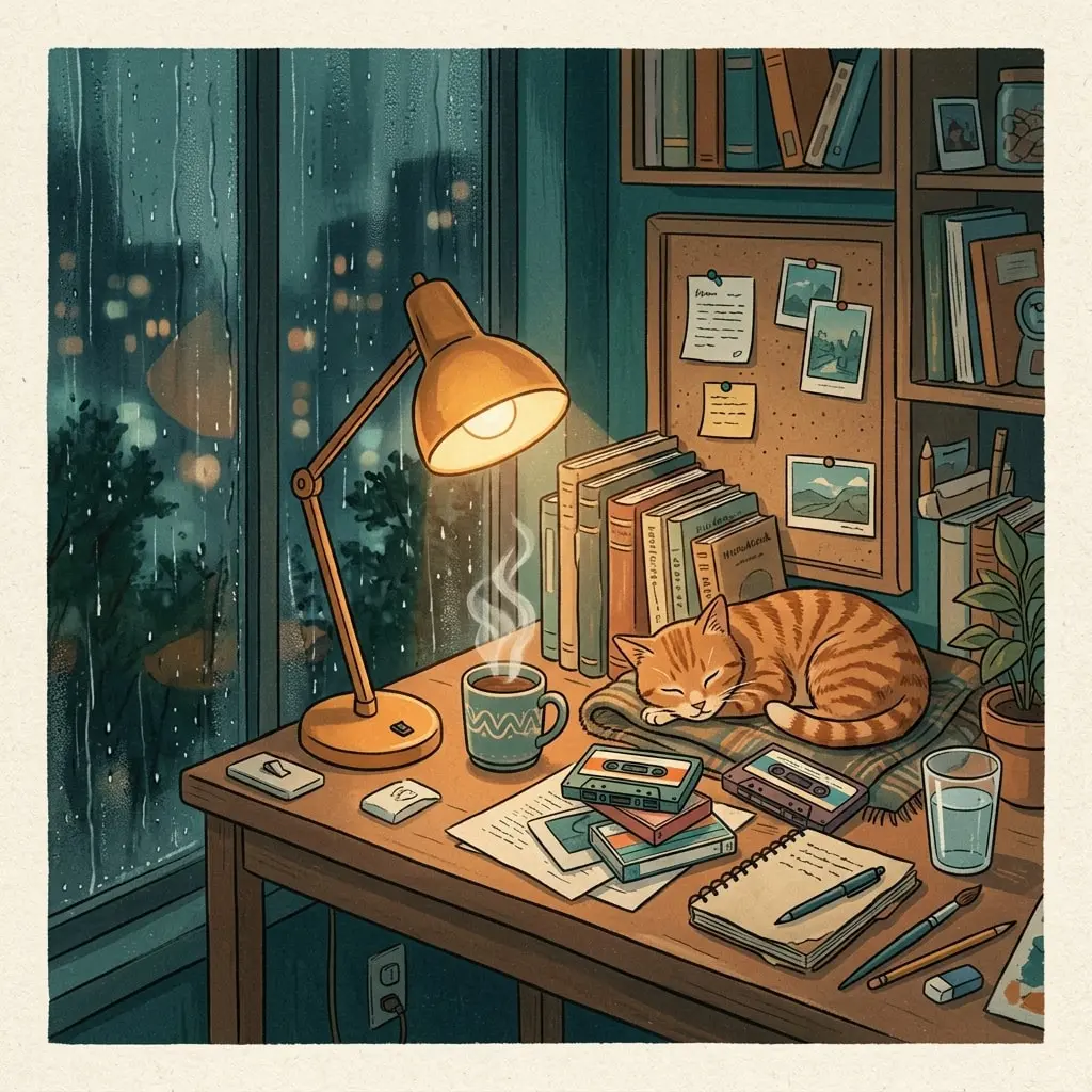 Lo-fi Rain Study