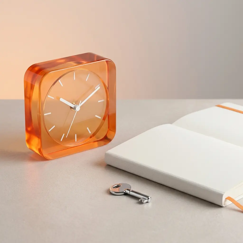 Orange Desk Object